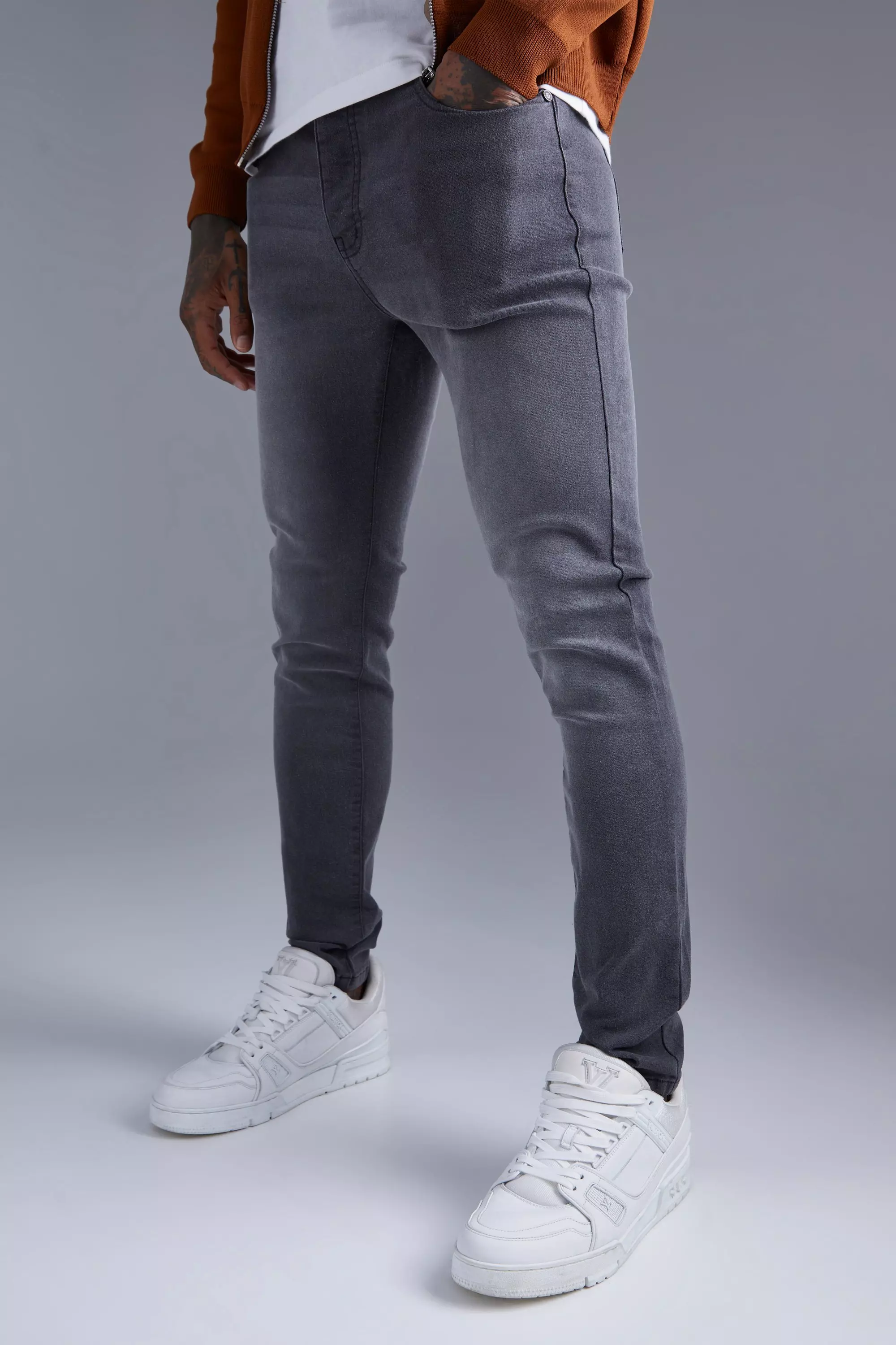 Skinny Stretch Jeans boohooMAN USA